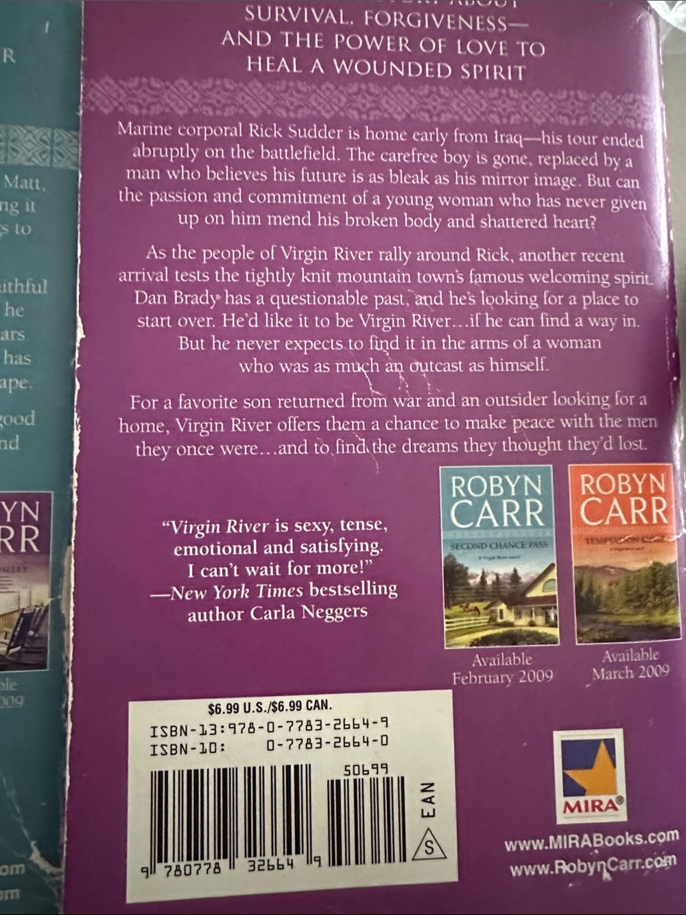 Three Virgin River Series - Robyn Carr paperbacks - Picture 4 of 4